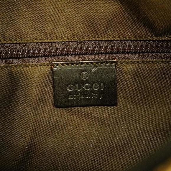 GUCCI handbag GG canvas 001 3386 brown beige silver hardware ladies - Picture 5 of 10